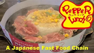 Pepper Lunch is a Japanese Sizzling Plate Fast-Steak Restaurant