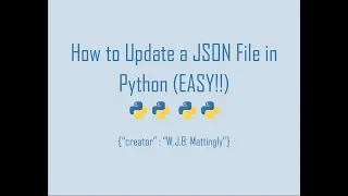 How to Append JSON files in Python