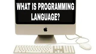 WHAT IS A PROGRAMMING LANGUAGE PYTHON 3 LESSON 1