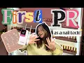 I GOT MY FIRST PR PACKAGE Unboxing Testing Halmai Nail Products