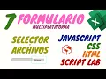 7 - Formulario Multiplataforma en Excel
