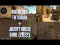 How to Make a CSGO Autoexec Jumpthrow Bind 2022 QUICK EASY