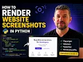 How to Take Website Screenshots in Python Playwright Selenium and APIs