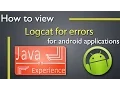 How to view Logcat for errors in android apps