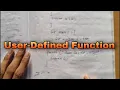 User-Defined Functions In C Programming Language - Types Of Functions