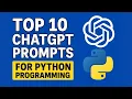 ChatGPT Prompts for Python Programming