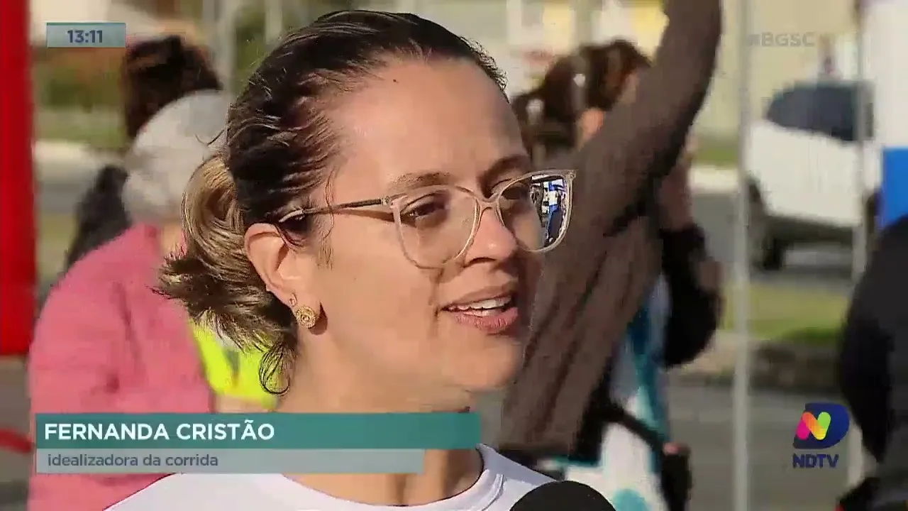 Inclusão social: corrida reúne cerca de 200 participantes na Beira-Mar Continental