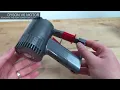 How to Remove Rear Cover on Dyson V6 or DC62 Motor to Clean Filters