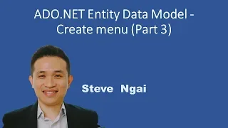 Creating A Simple Menu to add data from Console App Part 3