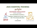 Java programing essentials variables naming rules literals Data types type casting - in tamil