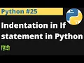 Python Indentation in If statement in Python Hindi EasyExamNotes com Jayesh Umre