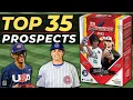 Top 35 Prospects on the 2023 Bowman Baseball Checklist 2023 Bowman Chrome Baseball Cards