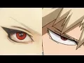 Bakugo Katsuki from My Hero Academia Tutorial Anime Eye Makeup 271