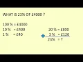 L1 14 Calculate percentages of quantities including simple percentage increases and decreases