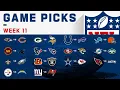 Week 11 Game Picks GameDay View