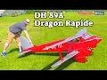 Lagu Giant Scale RC de Havilland DH.89A DRAGON RAPIDE 1930s Short-haul airliner
