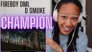 ya girl is finally baaack with two champions fireboy dml ft d smoke champion reaction 