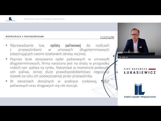 Mistrzowski poziom zarządzania transportem