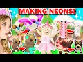 Turning ALL NEW PETS NEON In Adopt Me Roblox