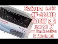 Download Lagu Sakura AV-389UB / 400W x 2 / 5.1ch / Am Fm Receiver / Usd Sd BT / 2 Mic Input