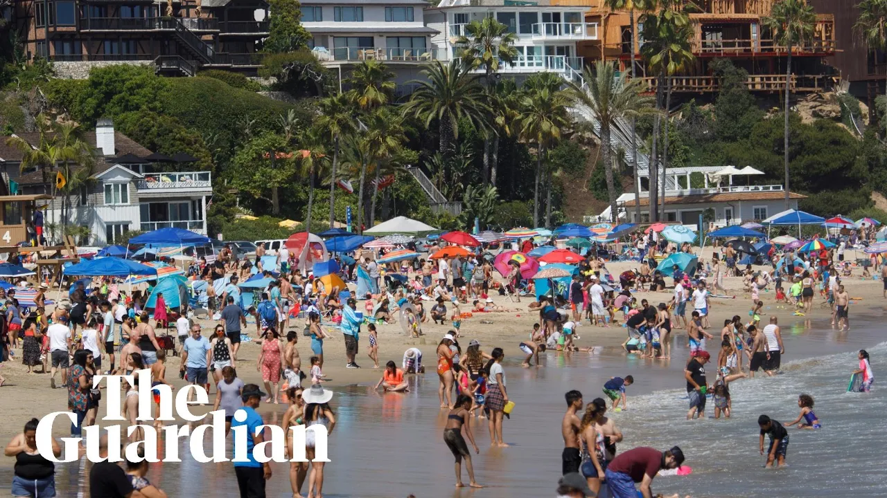 Californians pack beaches on Memorial Day weekend, defying social distancing rules