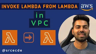 How to invoke lambda function from another lambda function in VPC