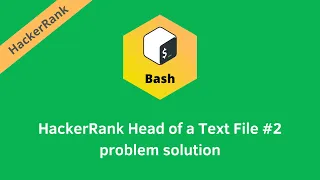 HackerRank Head of a Text File problem solution Linux Shell solutions Programmingoneonone