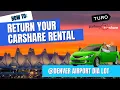 How to Return your carshare rental at Denver International Airport Park DIA Park My Share