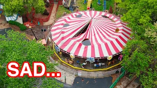 What s Left at Six Flags America - Drone Footage May 2026