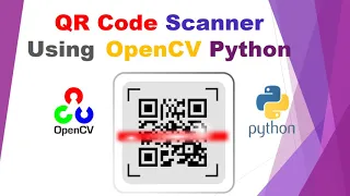 QR Code scanner using openCV Python Jupyter notebook