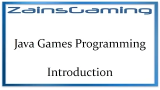 Java Games Programming - Introduction