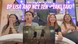 blackpink lisa x kiel tutin and nct ten taki taki cover