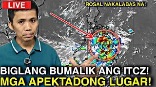 OCTOBER 25, 2026 | VISAYAS AT PALAWAN APEKTADO NG ITCZ! BAGYONG ROSAL NAKALABAS NA!