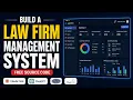 Legal Case Management CRM System in PHP MySQL Complete Law Firm Software