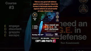 I Put A Lot Into Creating This Course The Whole Family Can Practice This Self Defense Program 