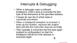 Debugging - Software breakpoints