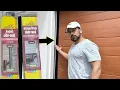 How to install the garage door seal I Moroday seal from Bunnings
