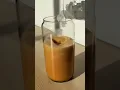Download Lagu Latte coffee, espresso, and milk, quickly make a cup of iced latte coffee. #coffee