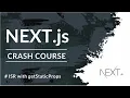 NEXT js Crash Course Incremental Static Regeneration with getStaticProps