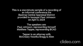 20240429 One Minute Sample