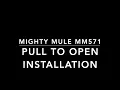 Program the Mighty Mule MM571 Gate Opener