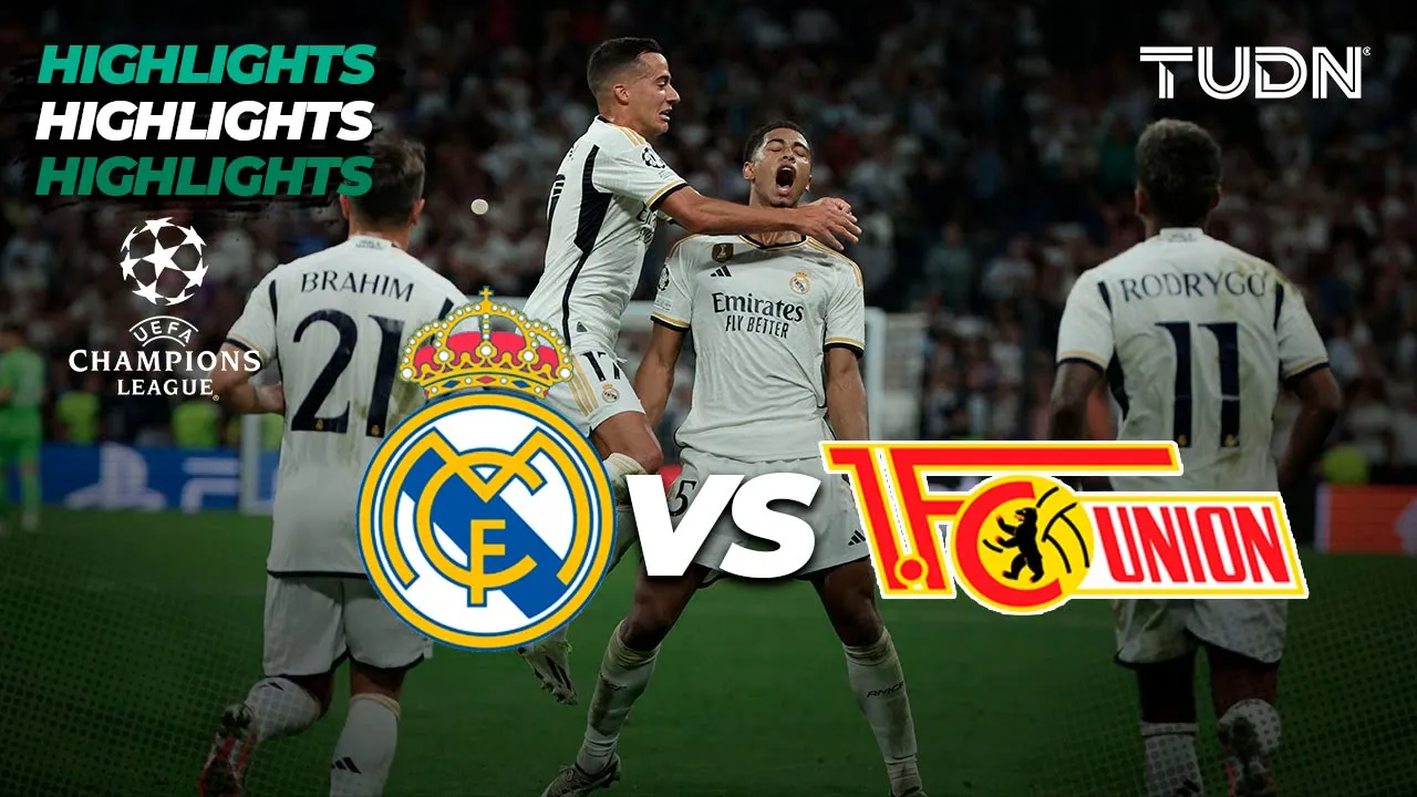 Real Madrid vs Union Berlin - HIGHLIGHTS | UEFA Champions League 2023/24 | TUDN