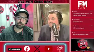 MONDAY Chris Hand is back from Easter weekend LIVE until noon