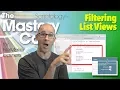 Lesson Layout Mode Design - Filtering List Views