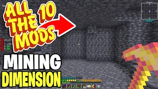 How To Go To Mining Dimension In All The Mods 10 - Tutorial