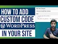 How to Add Custom Code in WordPress Without Breaking Your Site Hindi Urdu