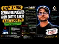 Day LeetCode 26 - Remove Duplicates from Sorted Array Java DSA Journey Becoming Sudeep