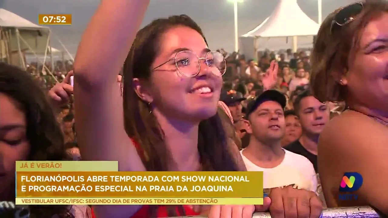 Florianópolis abre a temporada de verão com show nacional na praia da Joaquina