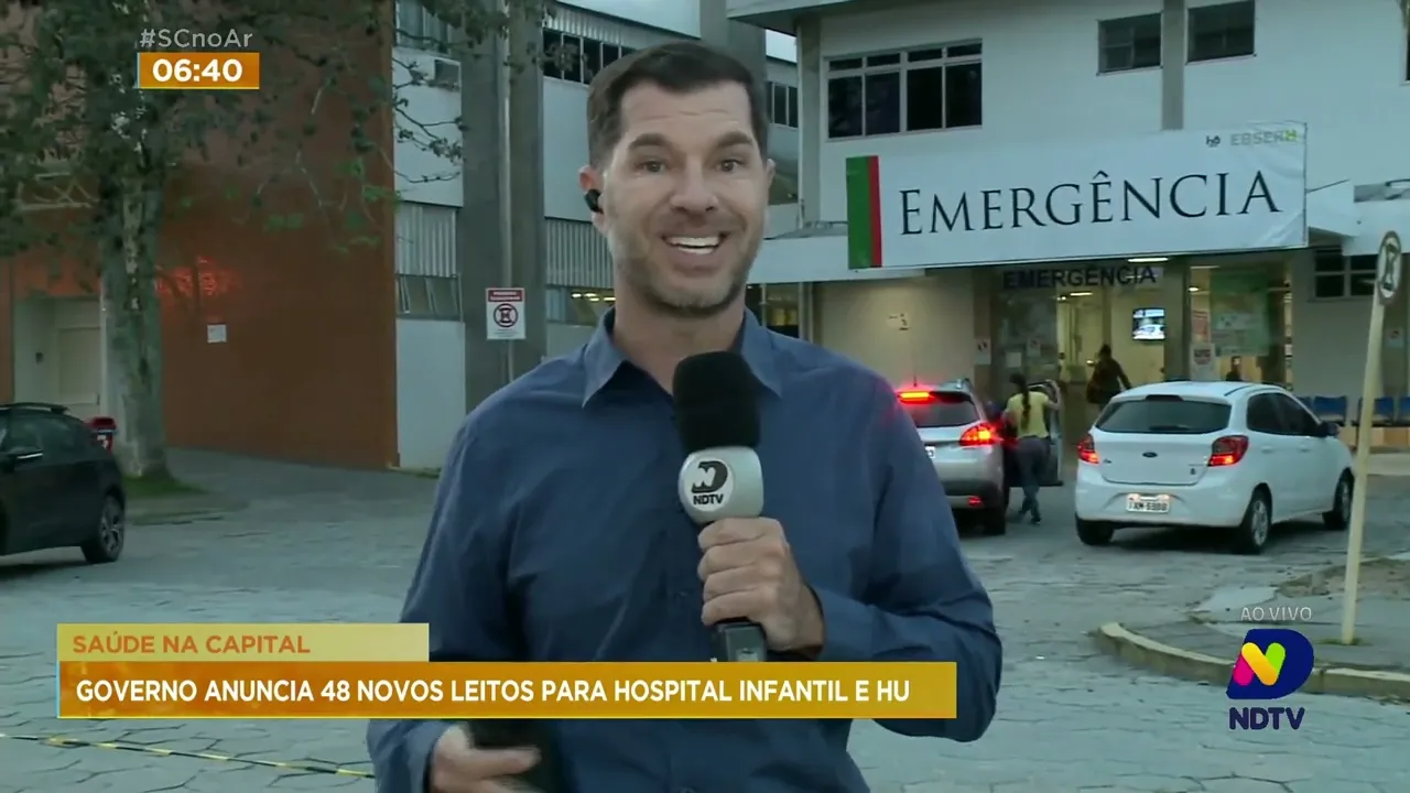 Governo de SC anuncia 48 novos leitos para Hospital Infantil e HU de Florianópolis