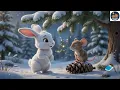 Calming Bedtime Story The Soft Winter-Cloud White Bunny and the Silent Snow | Bedtime Dreamy Paws